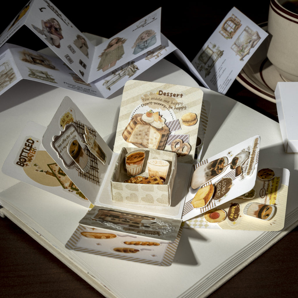 10 Sheets Life Style Washi Stickers Book YDDYSG