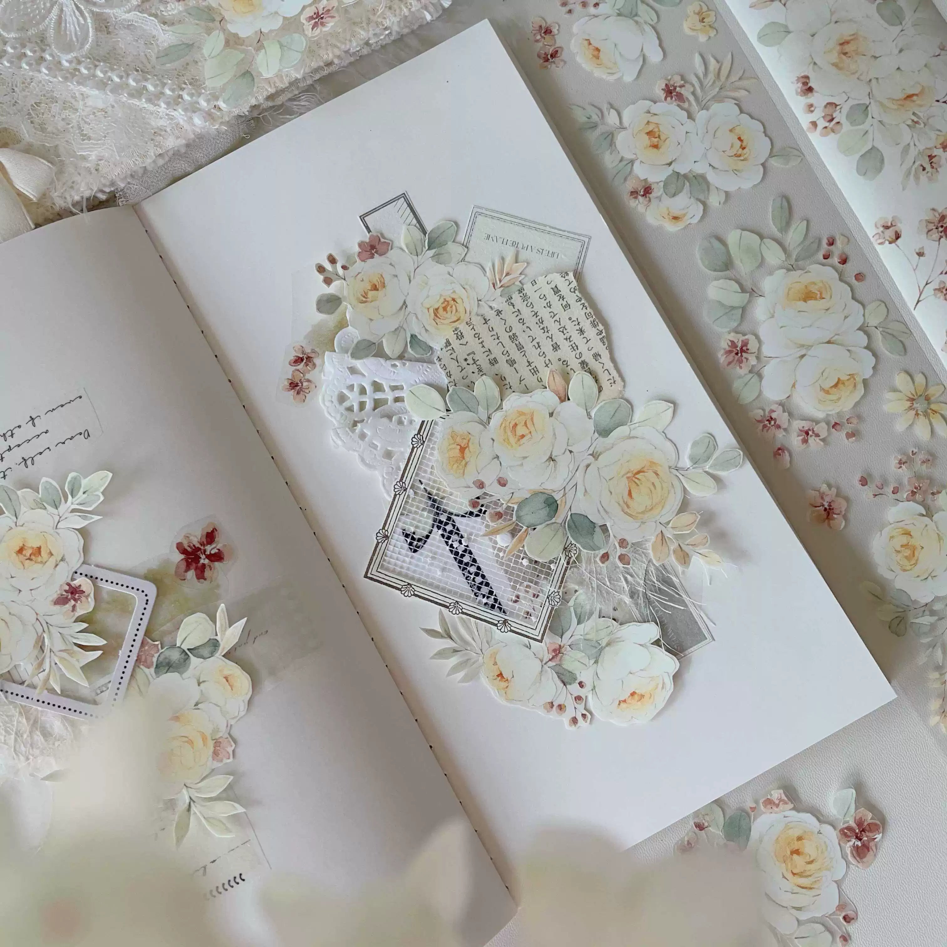 Floral Decorative Tape Rolls- Spring Unreturned