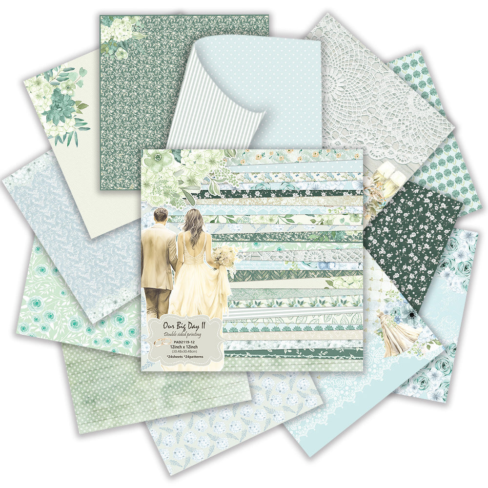 12 inch Scrapbook Paper Pad JYY119