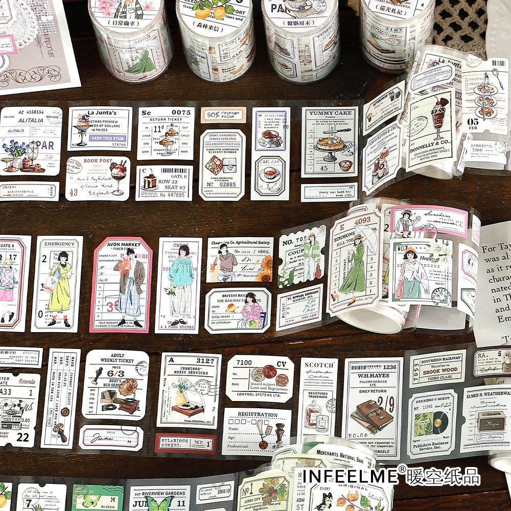 1 Roll Creative Tape Stickers SGGY