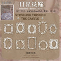 10 Pcs Vintage PET Frame Stickers GBMB
