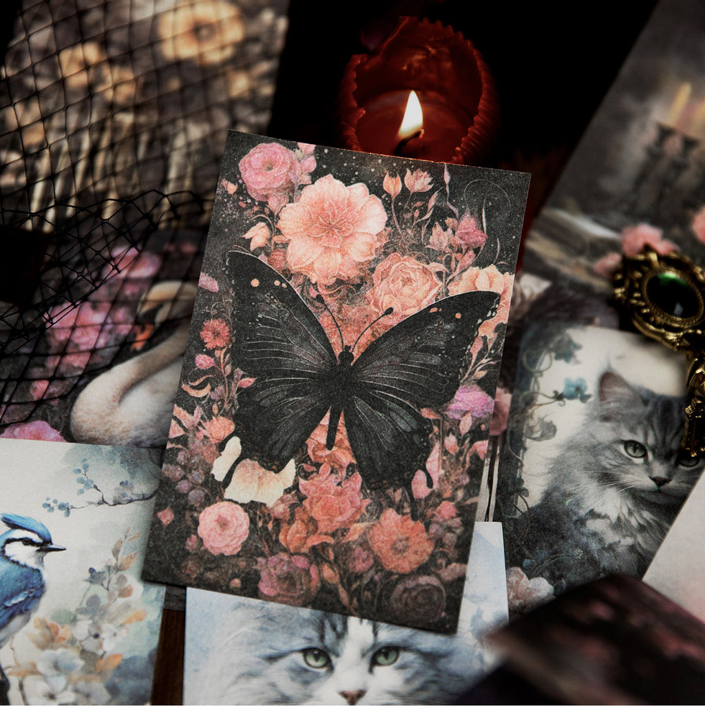 100 Pcs Vintage Scrapbook Paper YHDYQ