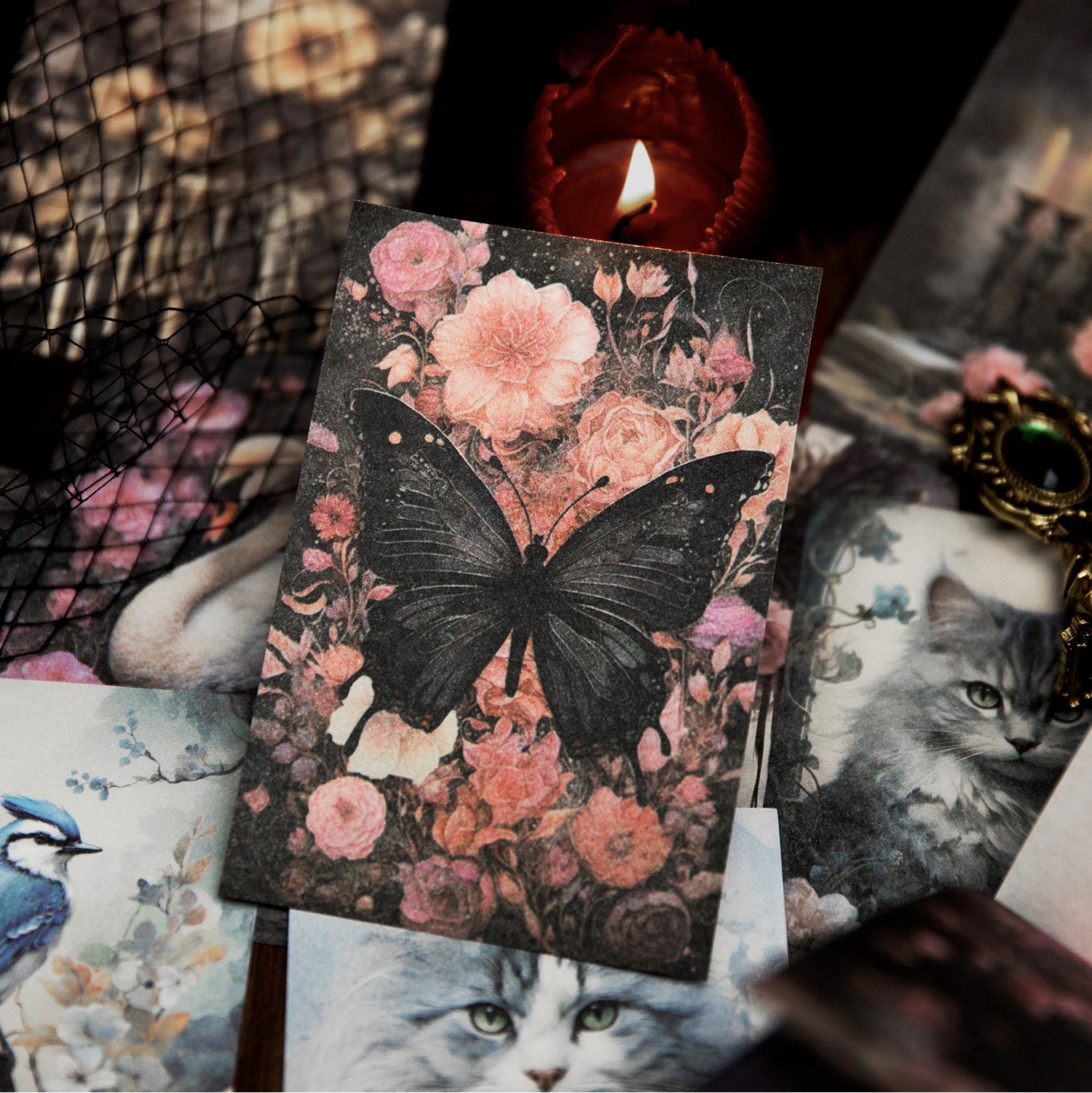 100 Pcs Vintage Scrapbook Paper YHDYQ
