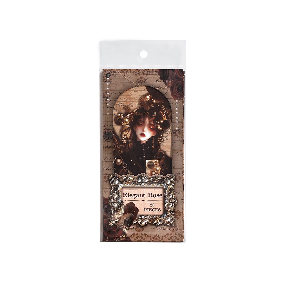 20 Pcs Vintage Scrapbook Paper QJDY