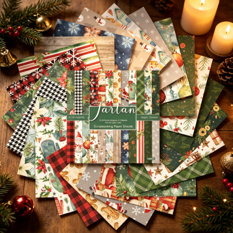 6 inch Christmas Scrapbook Paper Pad SKP618