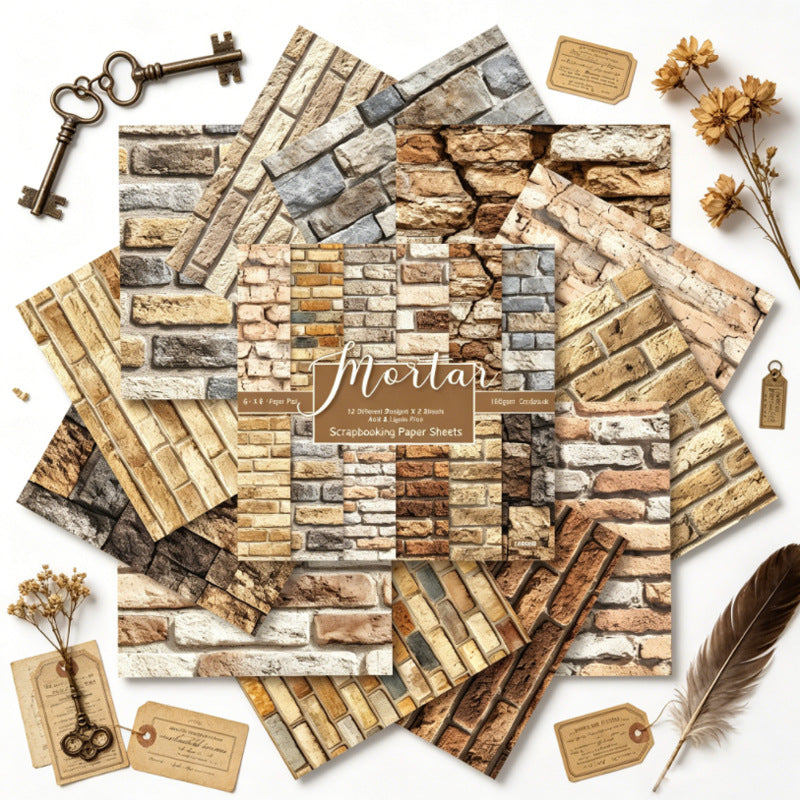 6 inch Wall Scrapbook Paper Pad SKP3003