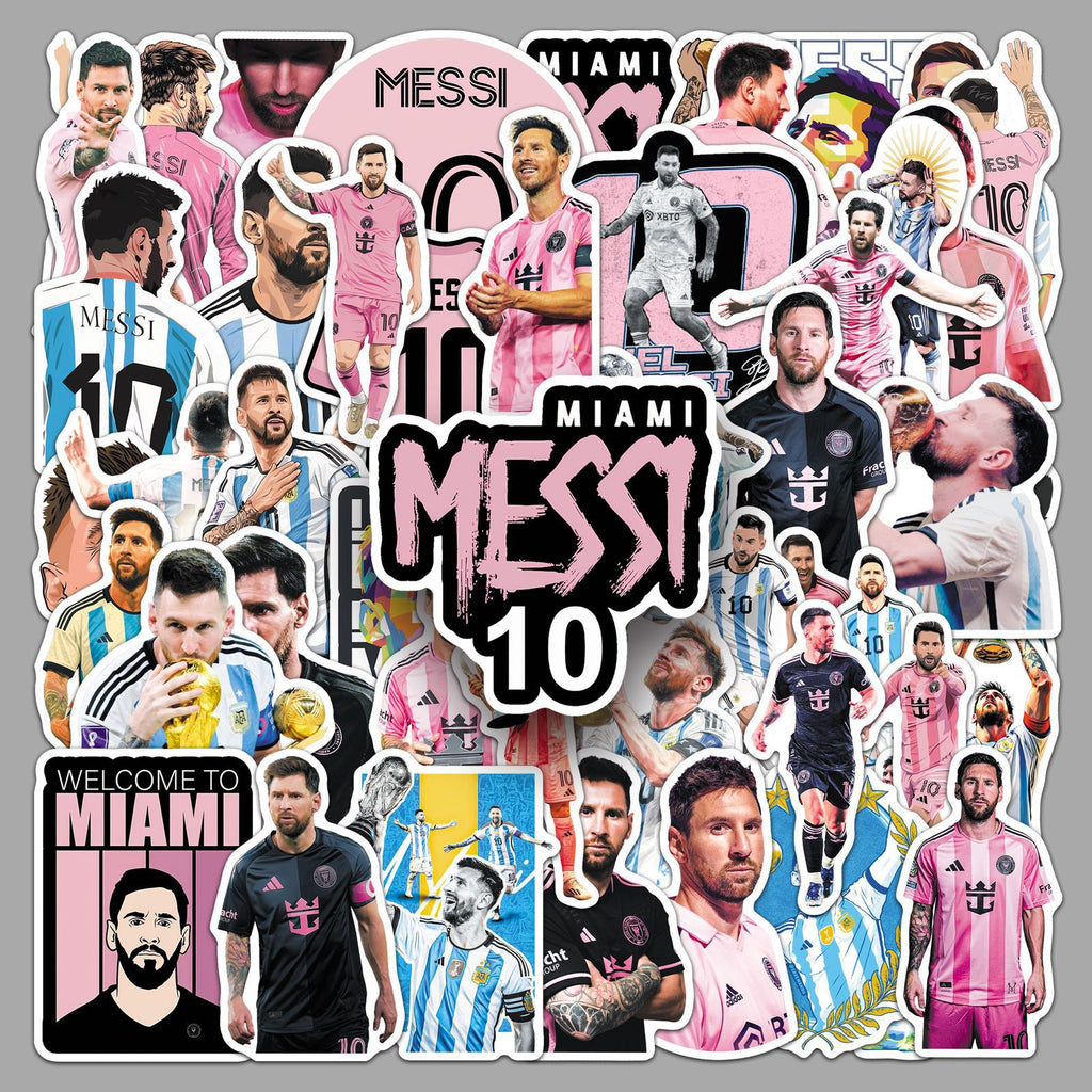 50Pcs Football Theme Waterproof Vinyl Stickers STY08
