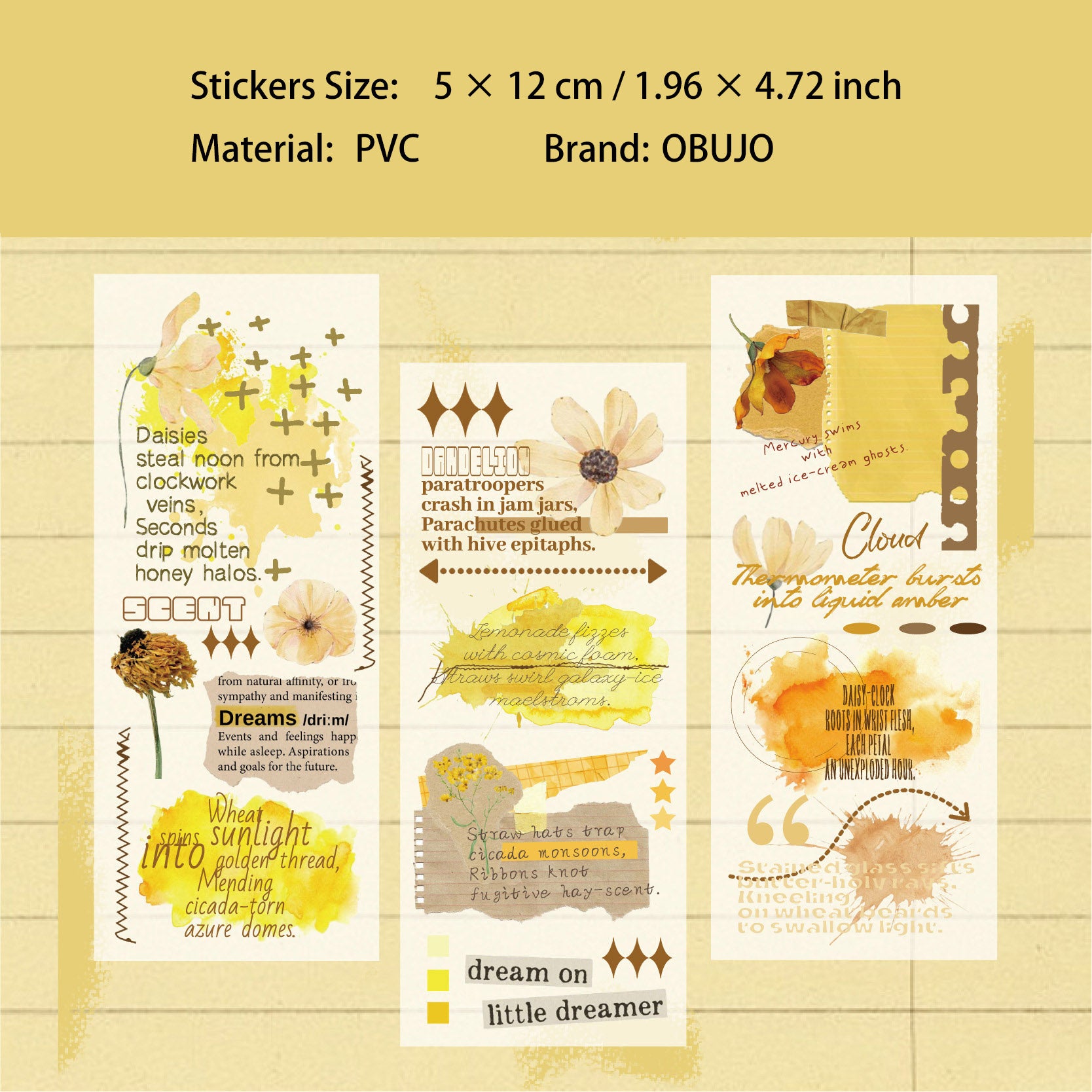 3 Sheets Love Letter Theme Transfer Stickers QSXY