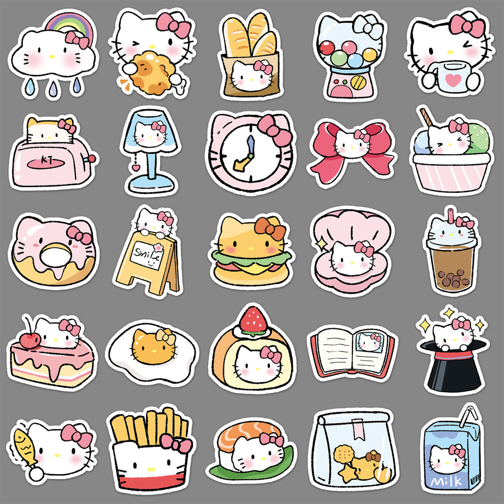 50Pcs Kawaii Waterproof Vinyl Stickers SRO130