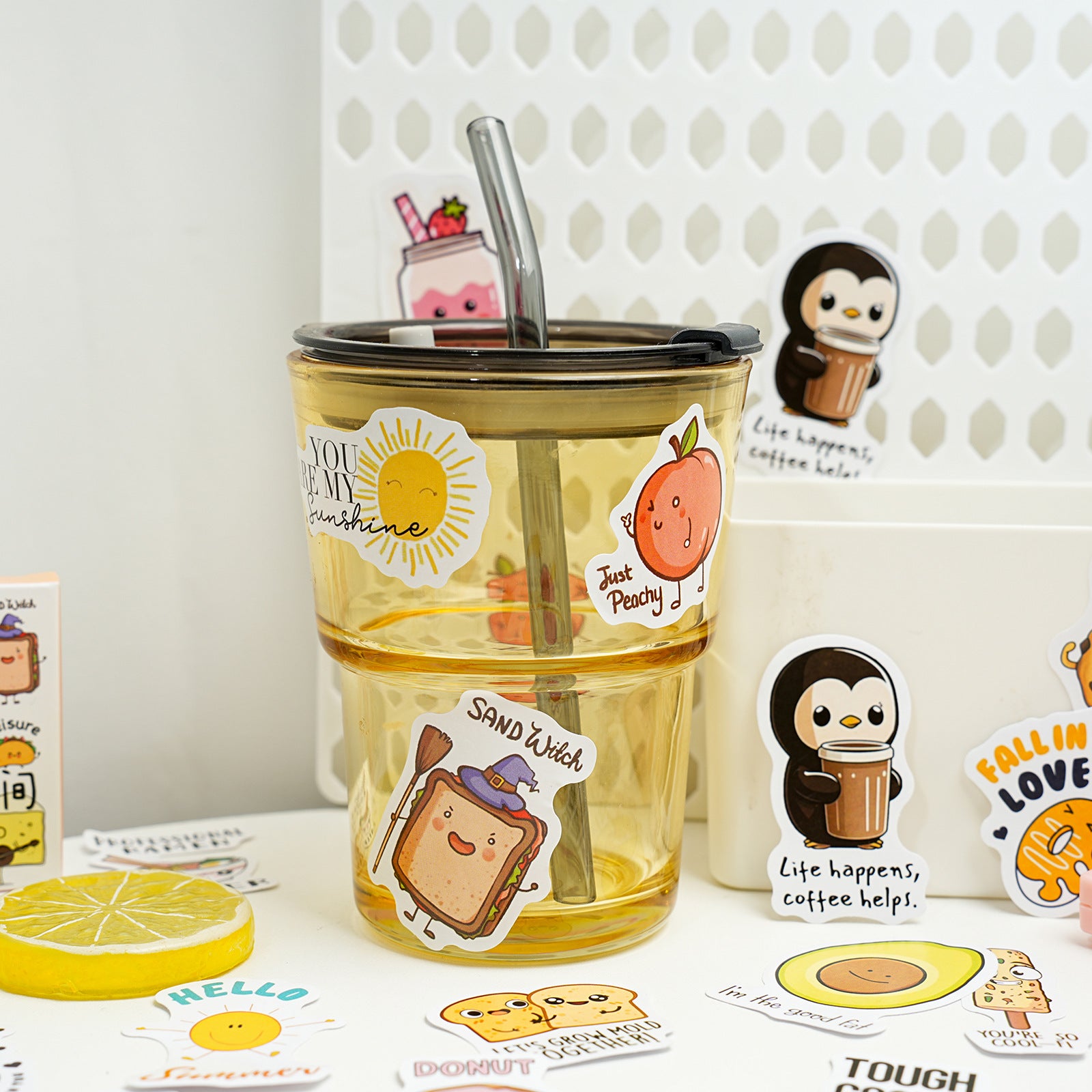 30 Pcs Life Style Boxed Stickers XQSJ