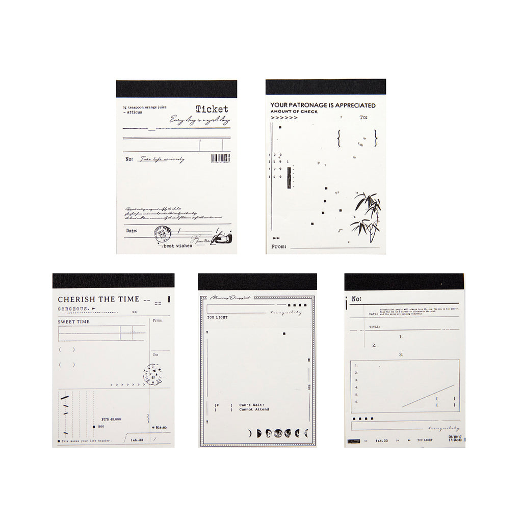 100 Pcs Creative Notepad Paper BZYSJ