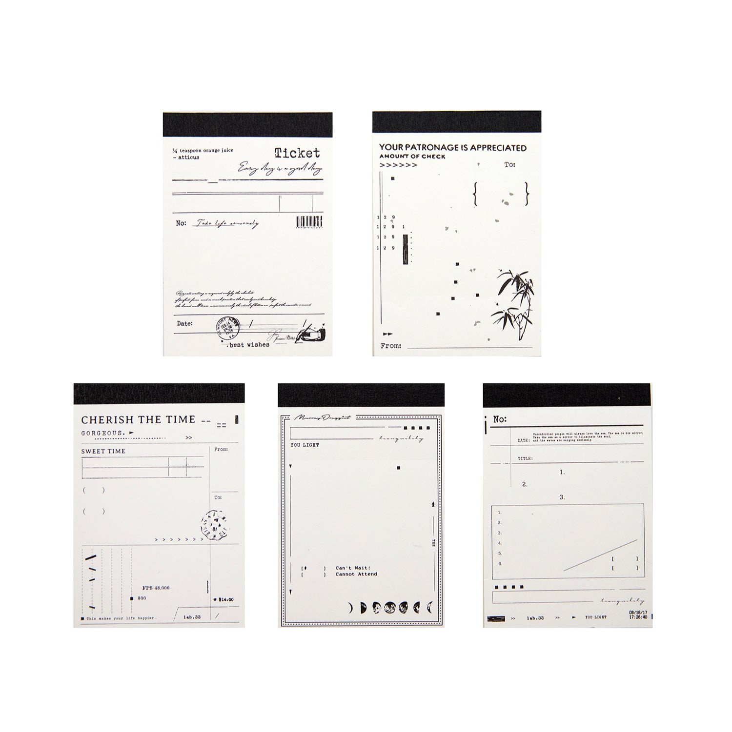 100 Pcs Creative Notepad Paper BZYSJ
