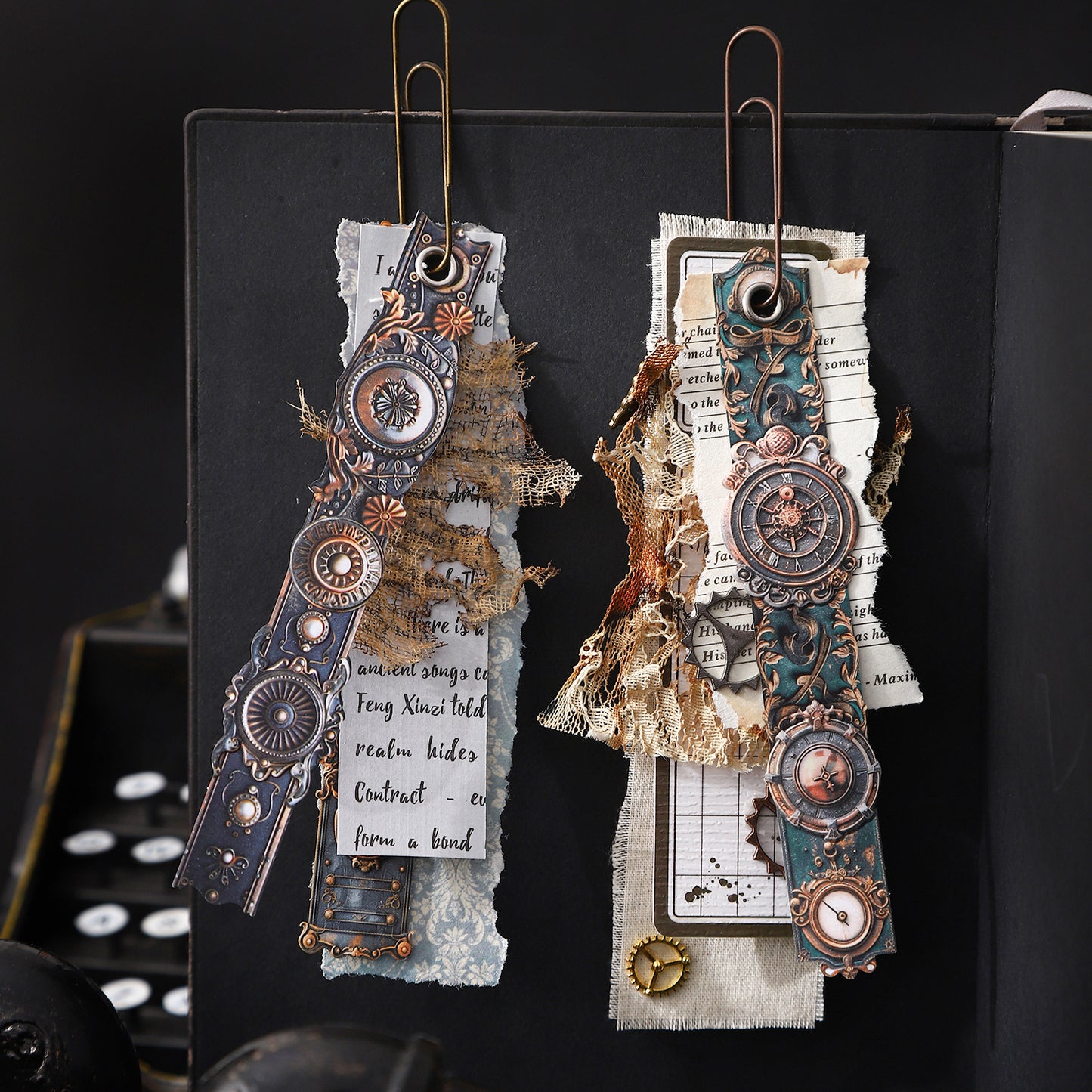 10 Pcs Punk Themed Cardstock Stickers PKBJ