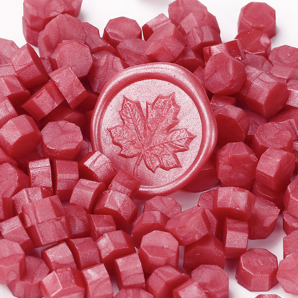100 PCS Octagon Wax Seal Beads H36