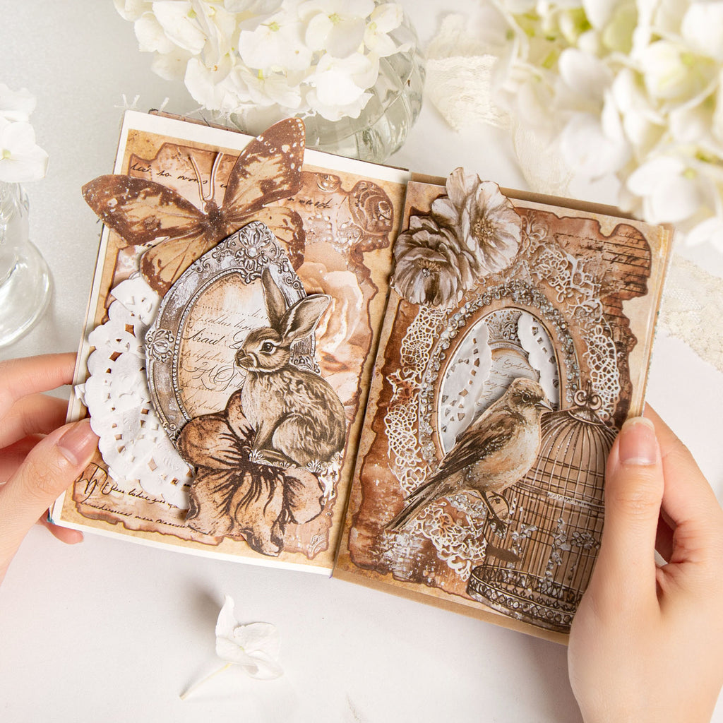30 Pcs Vintage Scrapbook Paper LSZZ