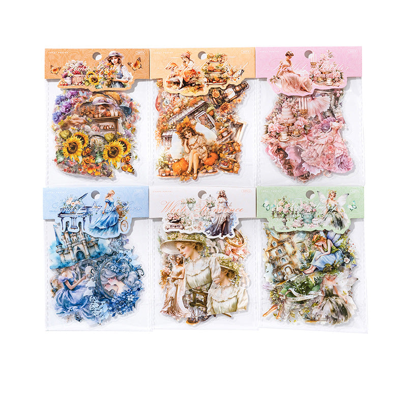 30 Pcs Fairy Girl PET Stickers SNPTWY