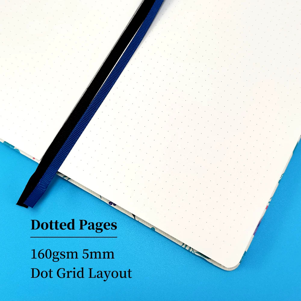 Art Series A5 Hardcover  Notebook - Floral Watercolor