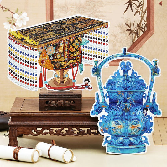 Antique Themed DIY Stickers Kit JWXFS