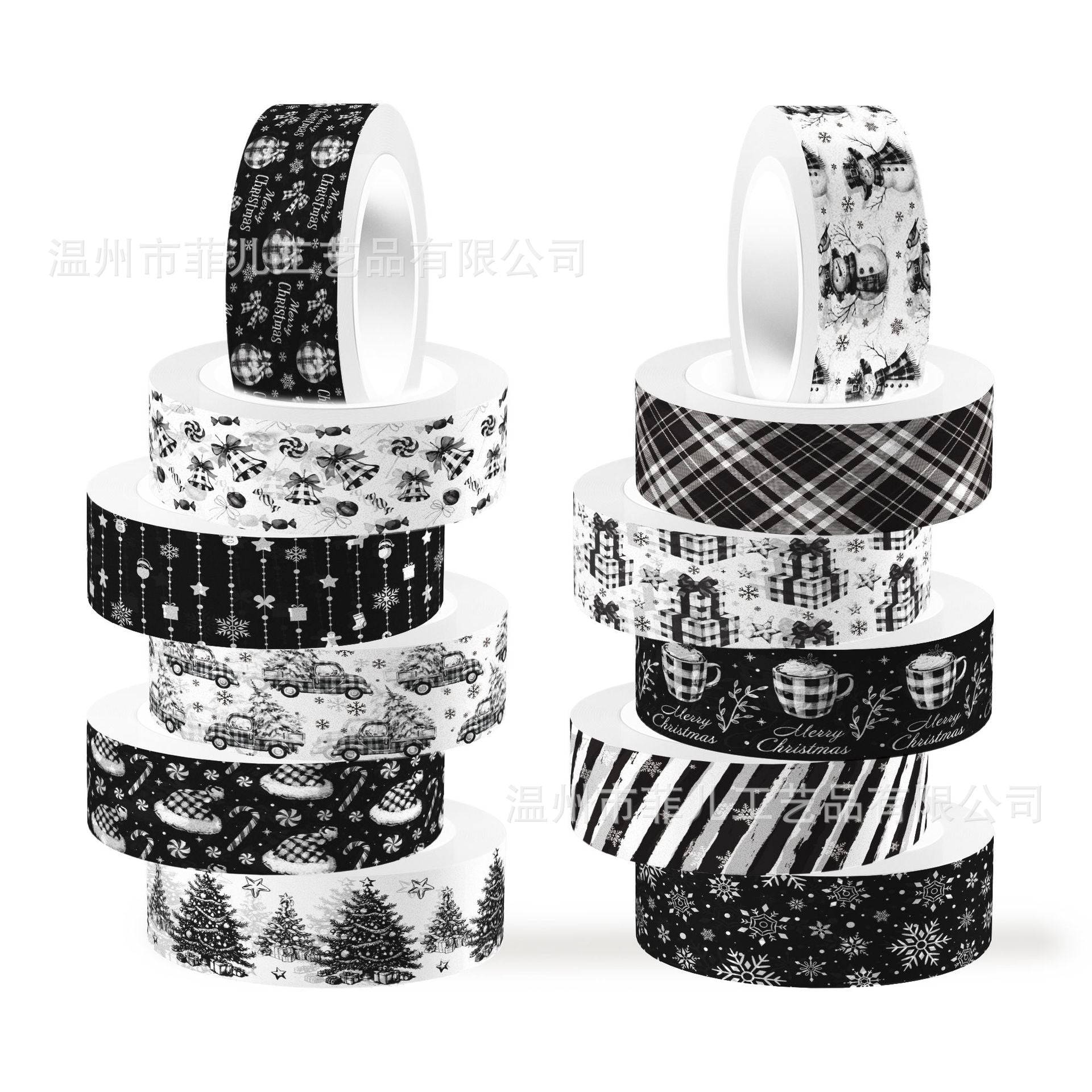 12 Roll Washi Tape Set ZH116