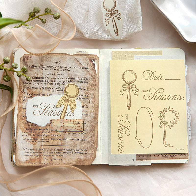 1 Pc Creative Wooden Stamp SYDLM