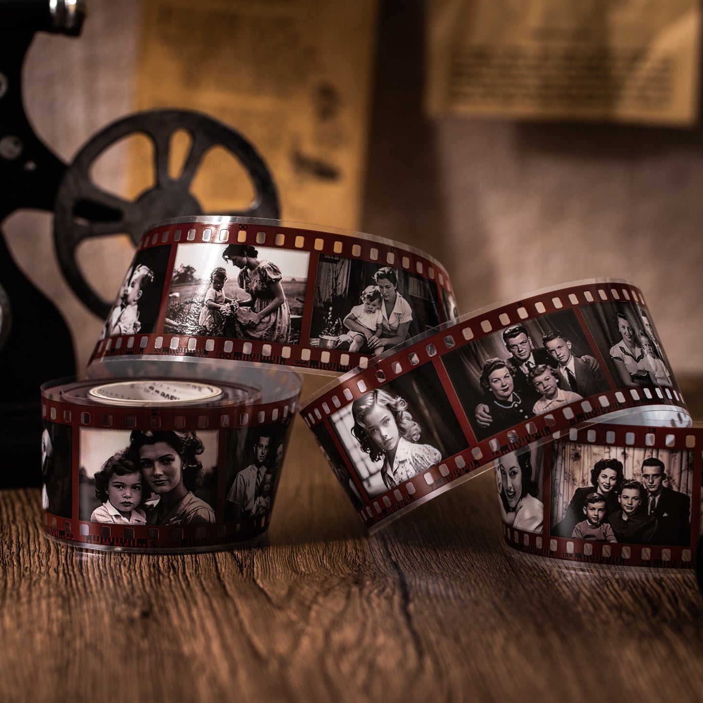 1 Roll Vintage Movie Film PET Tape HYSJL