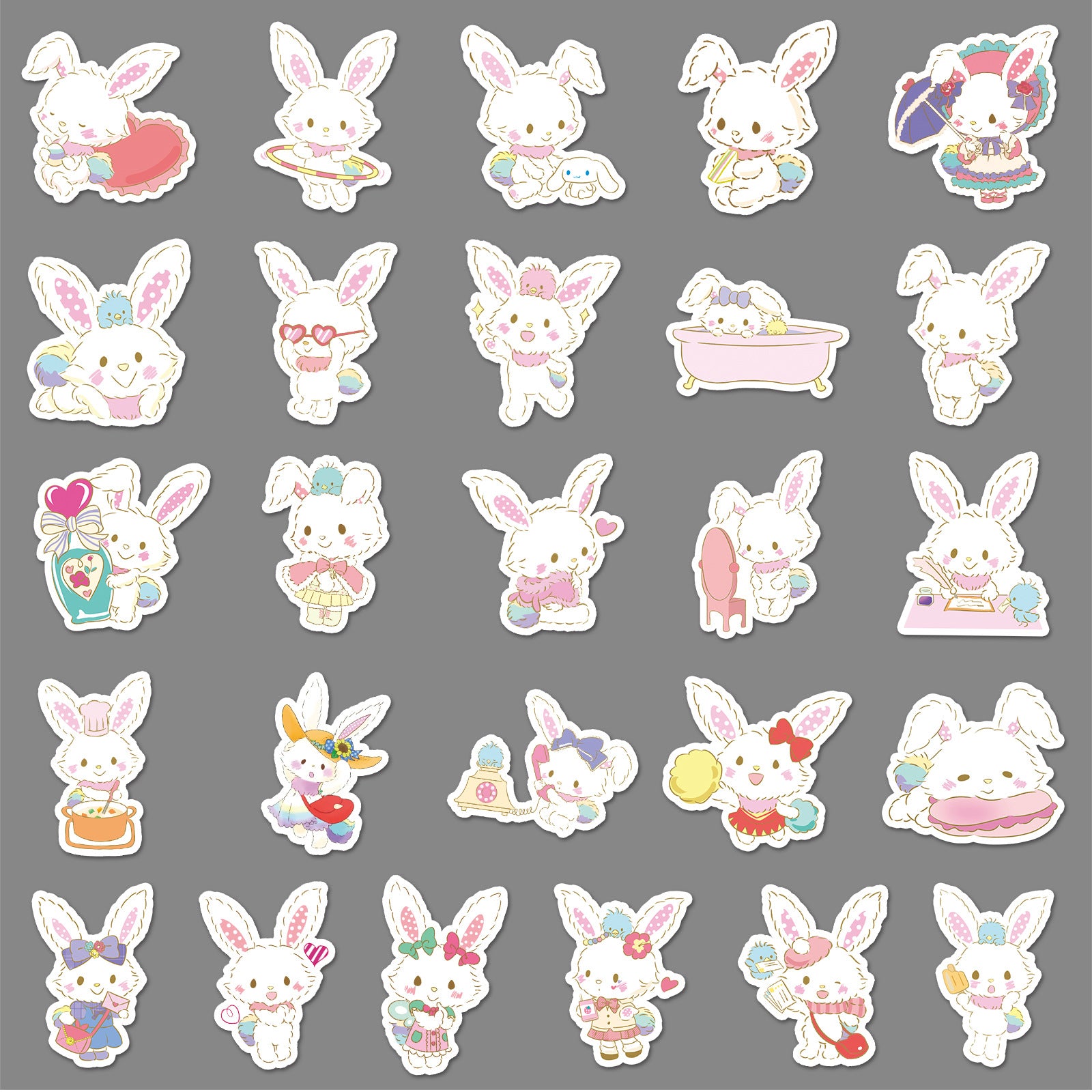 50Pcs Kawaii Waterproof Vinyl Stickers SRO144