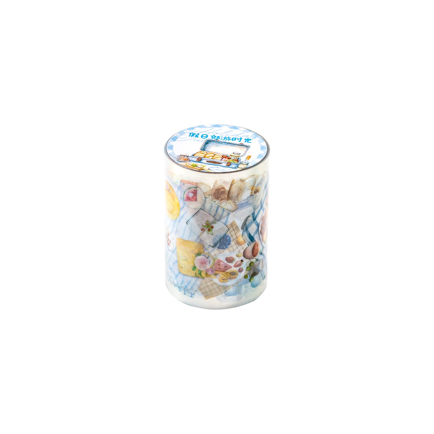 1 Roll Weekend Lifestyle Pre-cut PET Stickers Tape JRJYSG