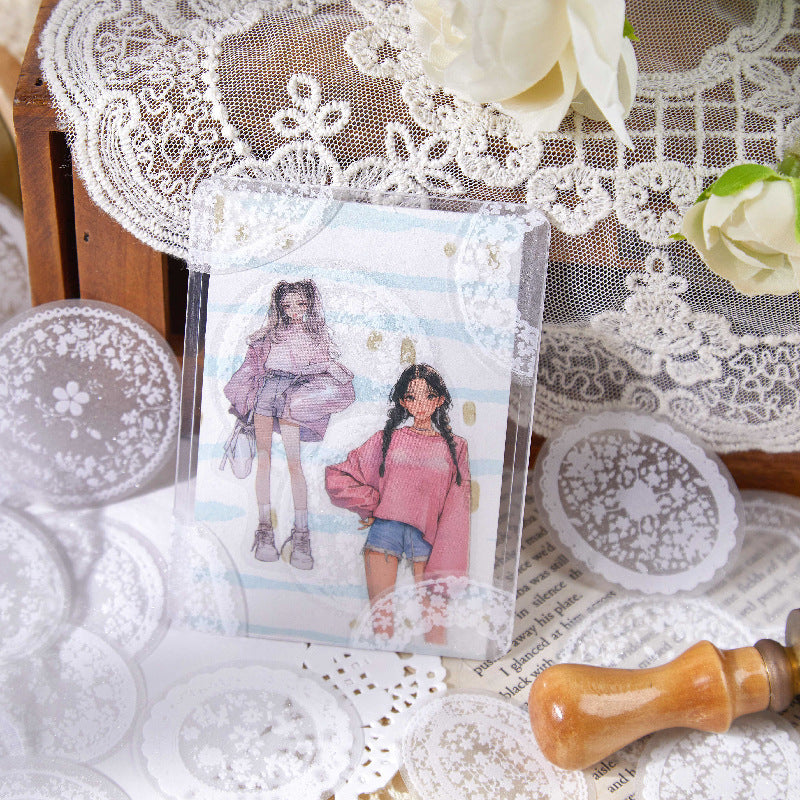 30 Pcs Aesthetic Journal PET Stickers MZXL