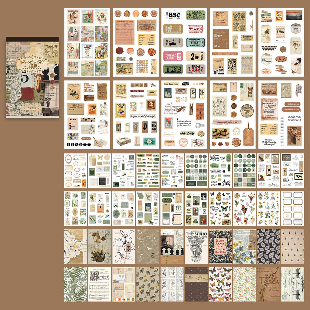 A5 Mixed Material Sticker Book SGYN