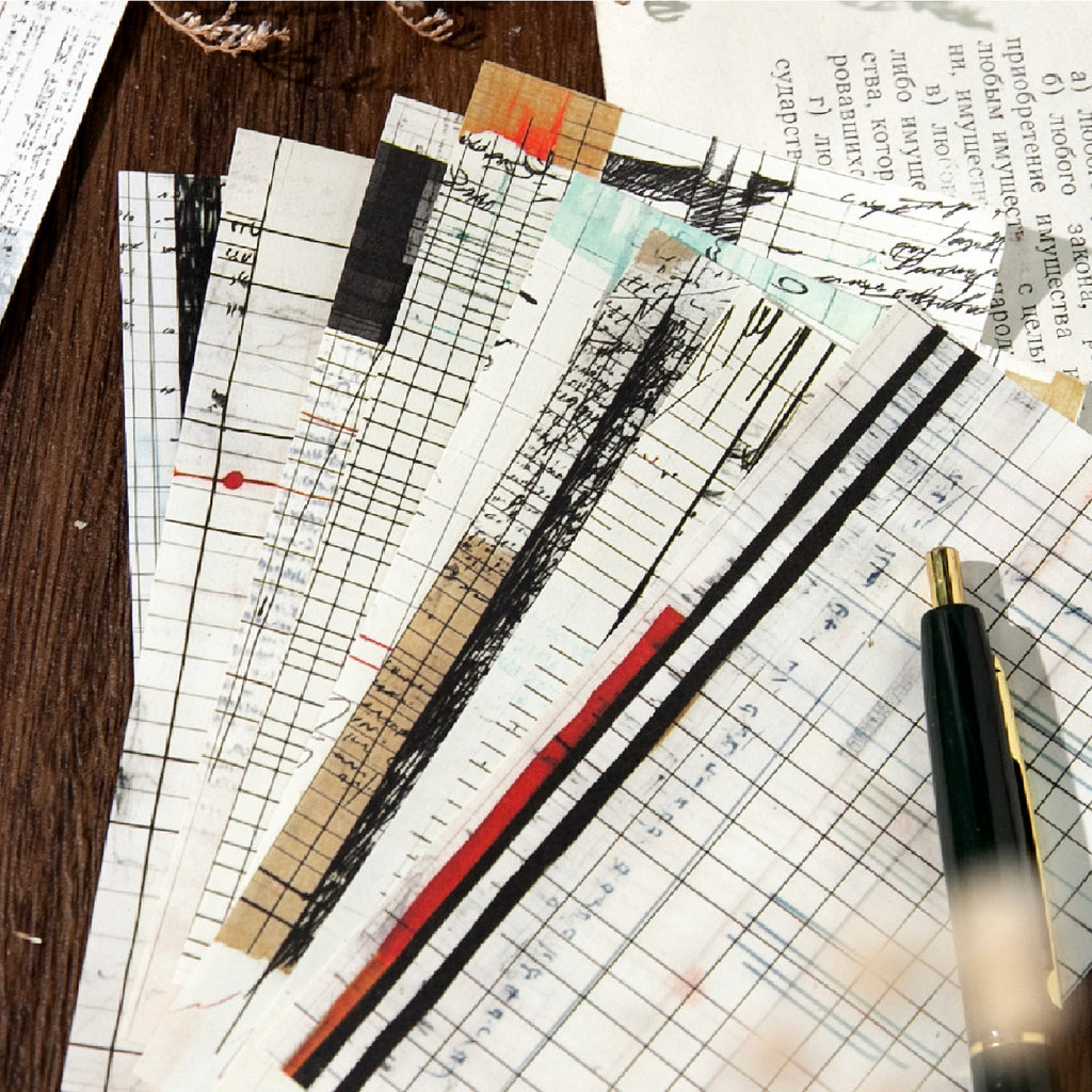 40 Sheets Vintage Junk Journal Paper HLXZ