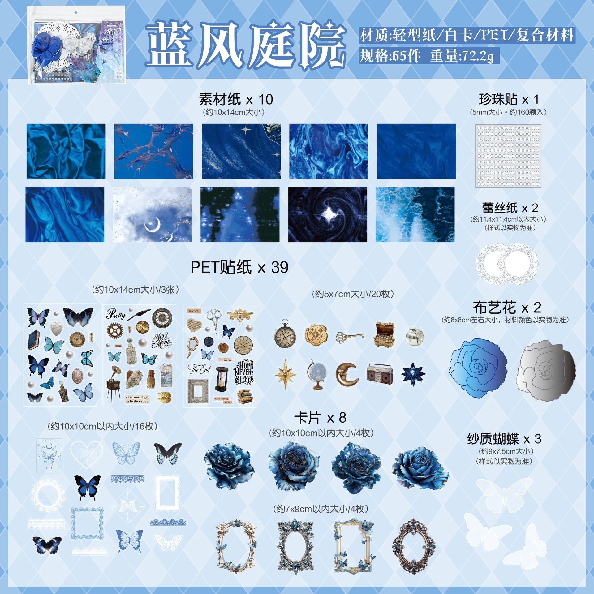 65 Pcs Itabag Supplies Kit XWHD