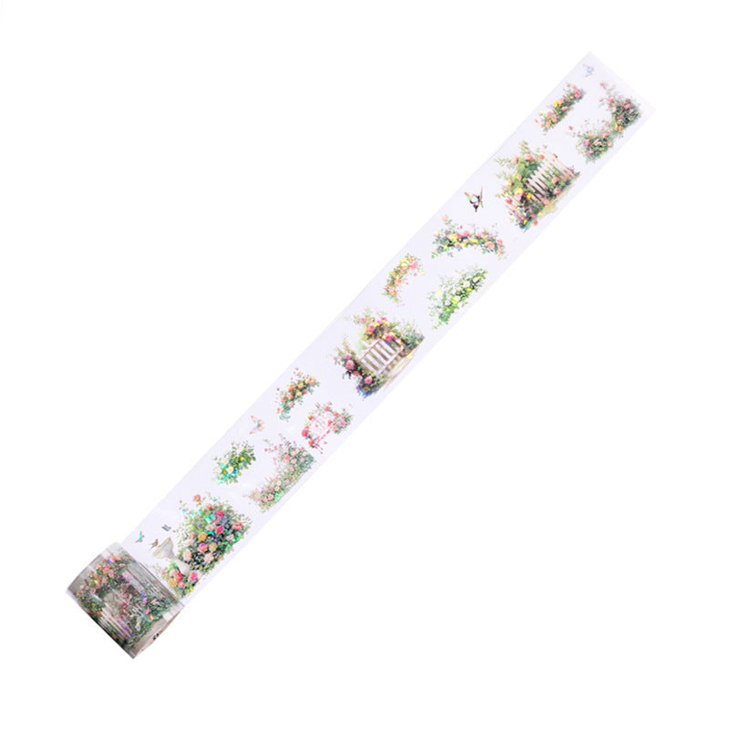 Secret Garden Shell-Shine Die-Cut PET Tape