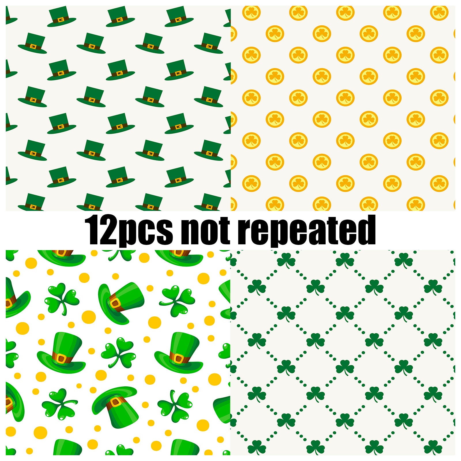 6 inch St. Patrick's Day Scrapbook Paper Pad PA757