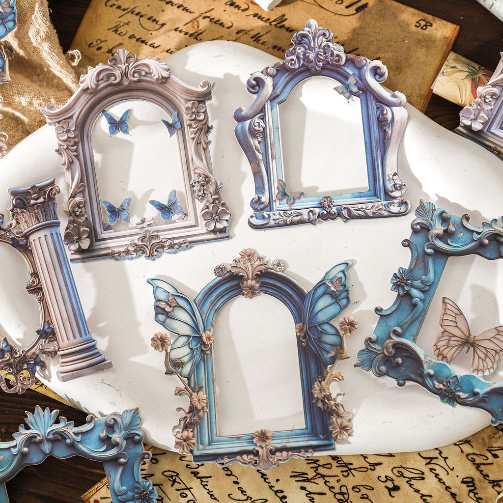 10 Pcs Vintage Frame Stickers YYLG