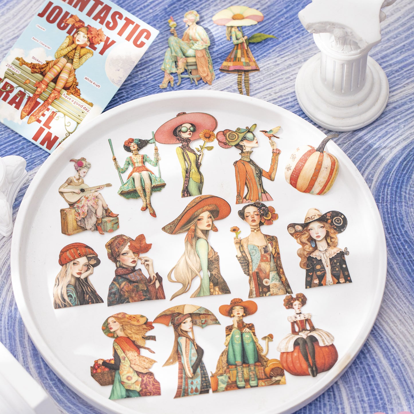 25 Pcs Fantasy Journal Stickers QHZL