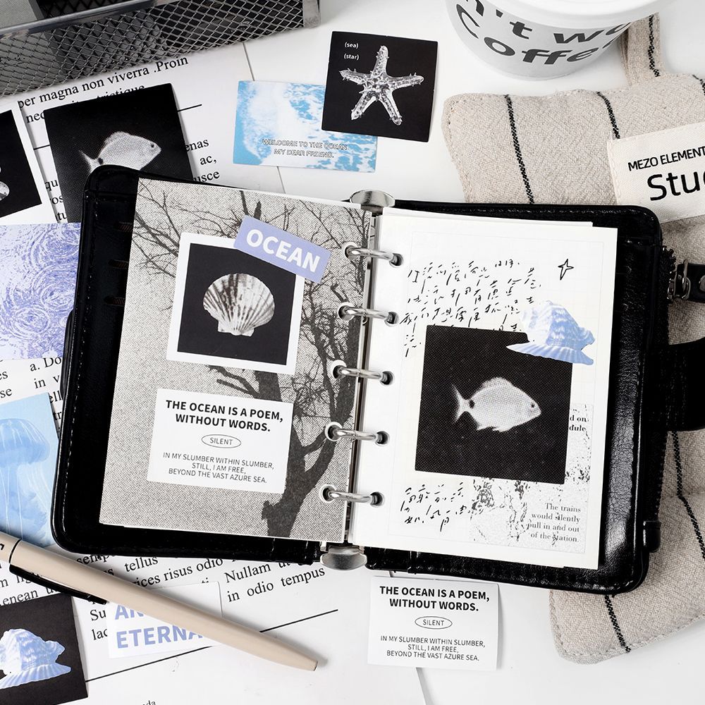 30 Pcs Creative Journal Stickers ZYSX