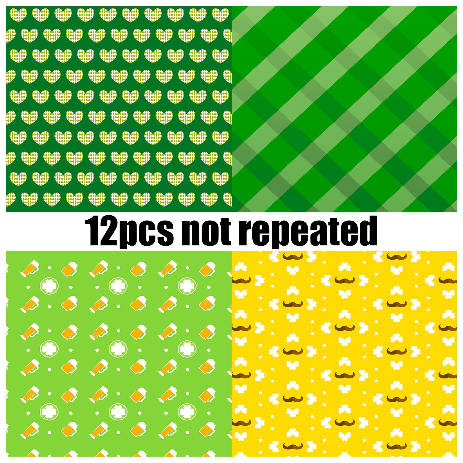 6 inch St. Patrick's Day Scrapbook Paper Pad PA758