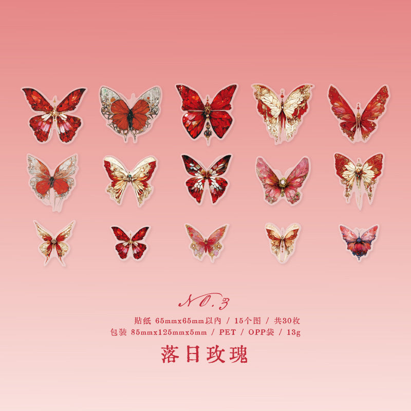 Tudie PET Laser Stickers BTF10