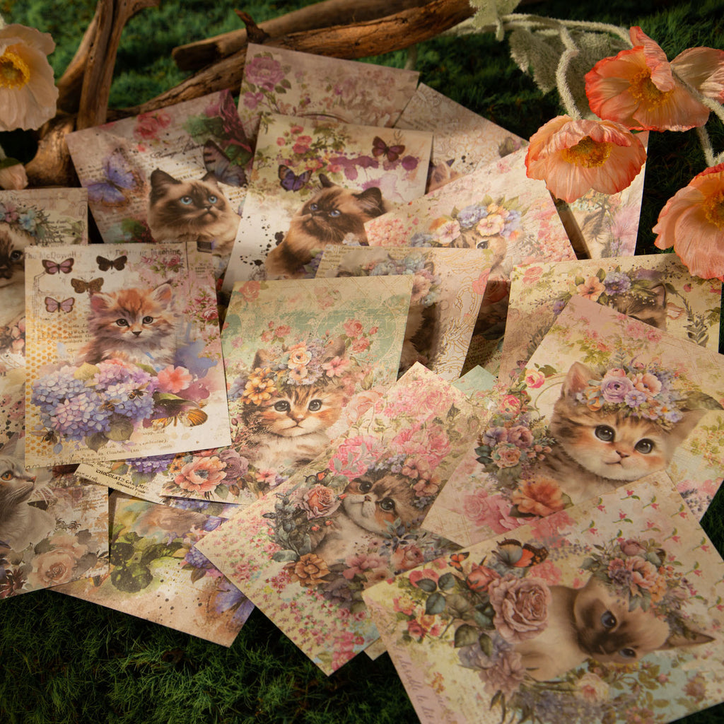 Garmo Cat Scrapbook Paper