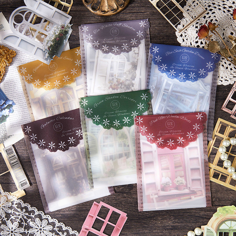 10 Pcs Window Themed Stickers HCZM