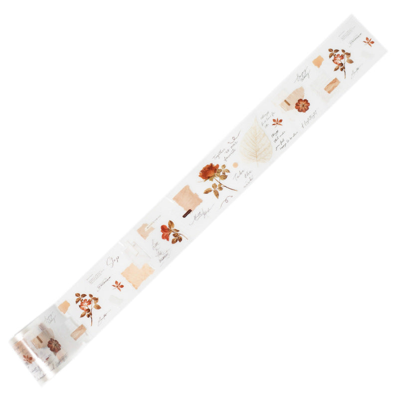 1 Roll Die-cut Journal PET Stickers Tape