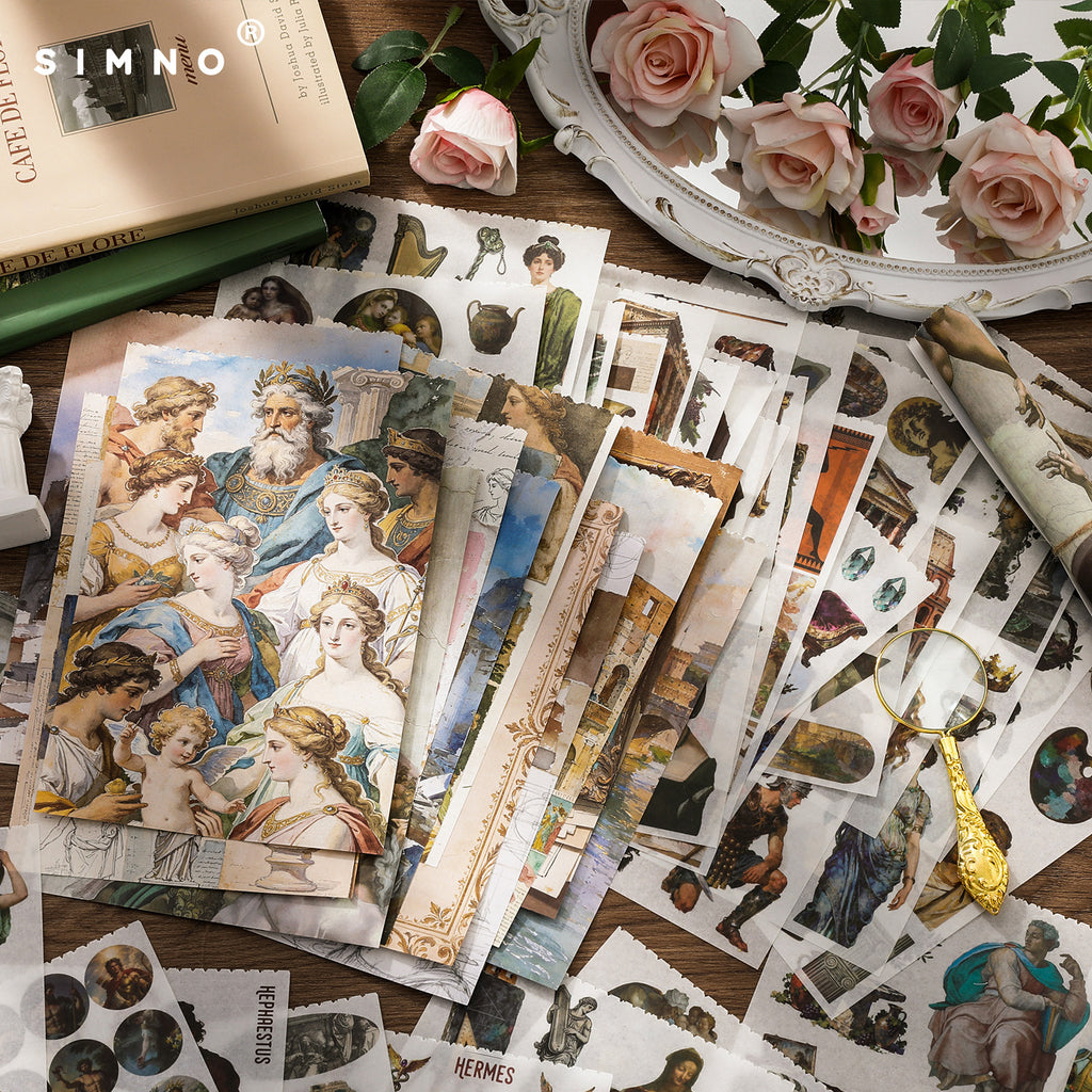 A5 Mixed Material Sticker Book Renaissance