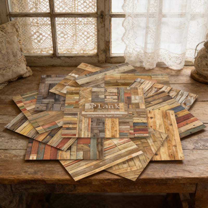 6 inch Plank Scrapbook Paper Pad SKP010