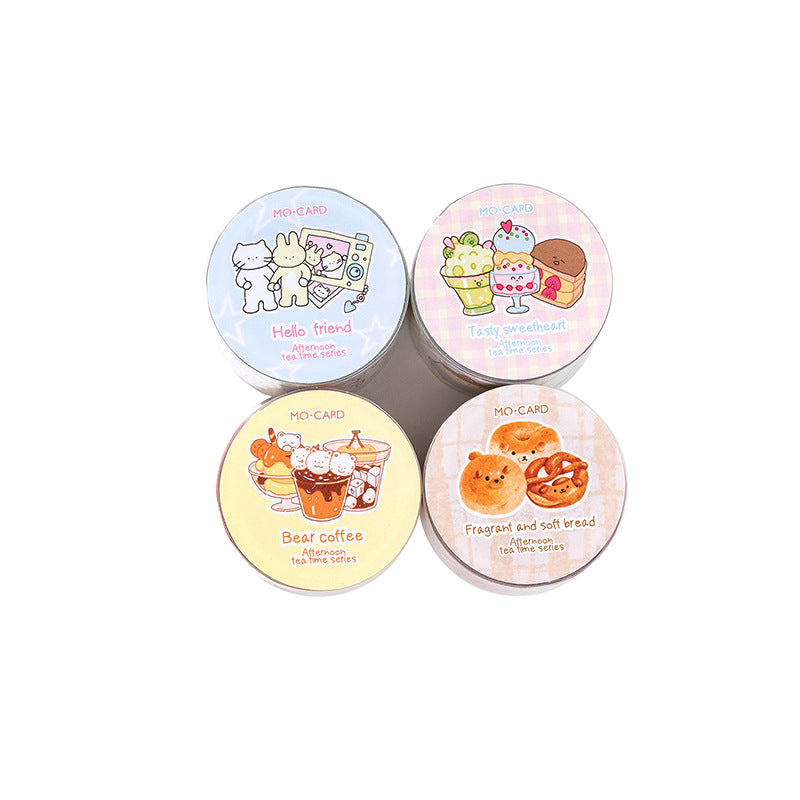 1 Roll PET Tape Emoji Stickers SHXBQ