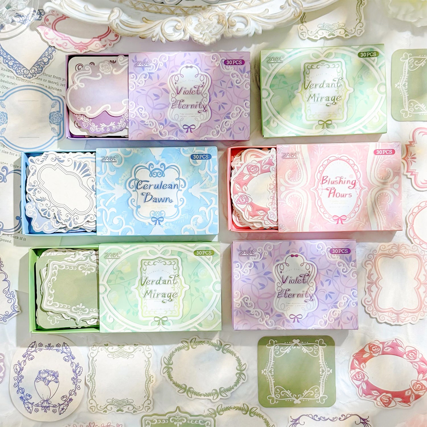 20 Pcs Emossed Paper and Journal Paper DSXS
