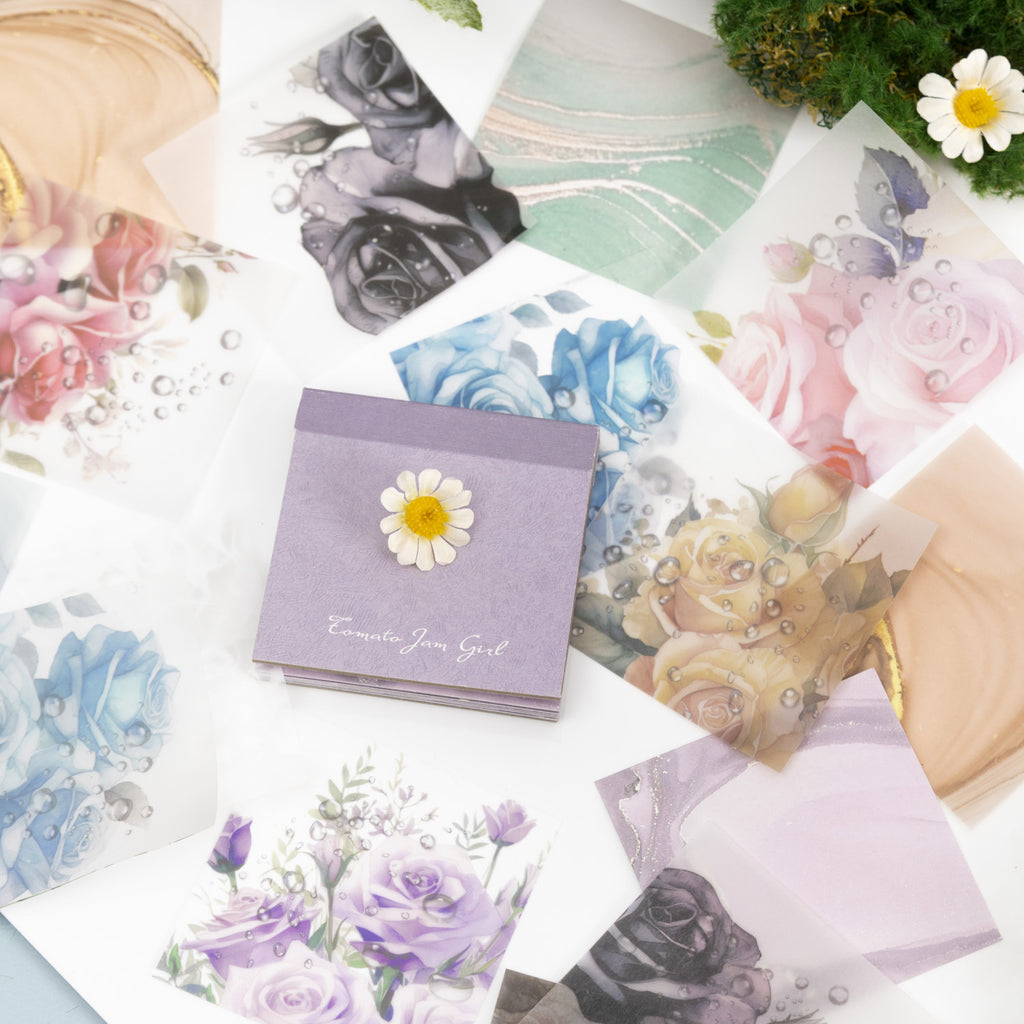 50 Pcs Mini Scrapbook Backgournd Paper FCXB