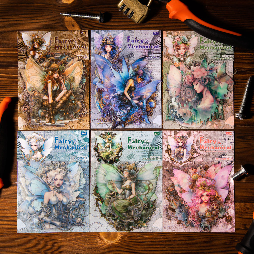 20 Pcs Fairy PET Stickers JXJL
