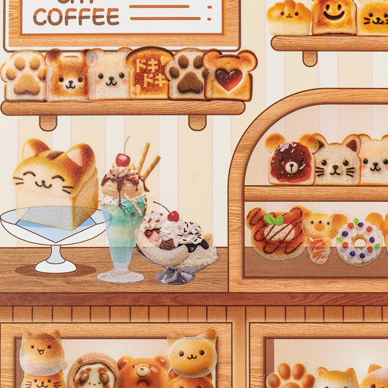 Diy Vending Machines PET Stickers Book FSKL