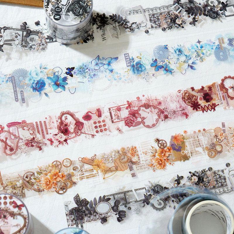 1 Roll Creative Flowers PET Tape QDXQ