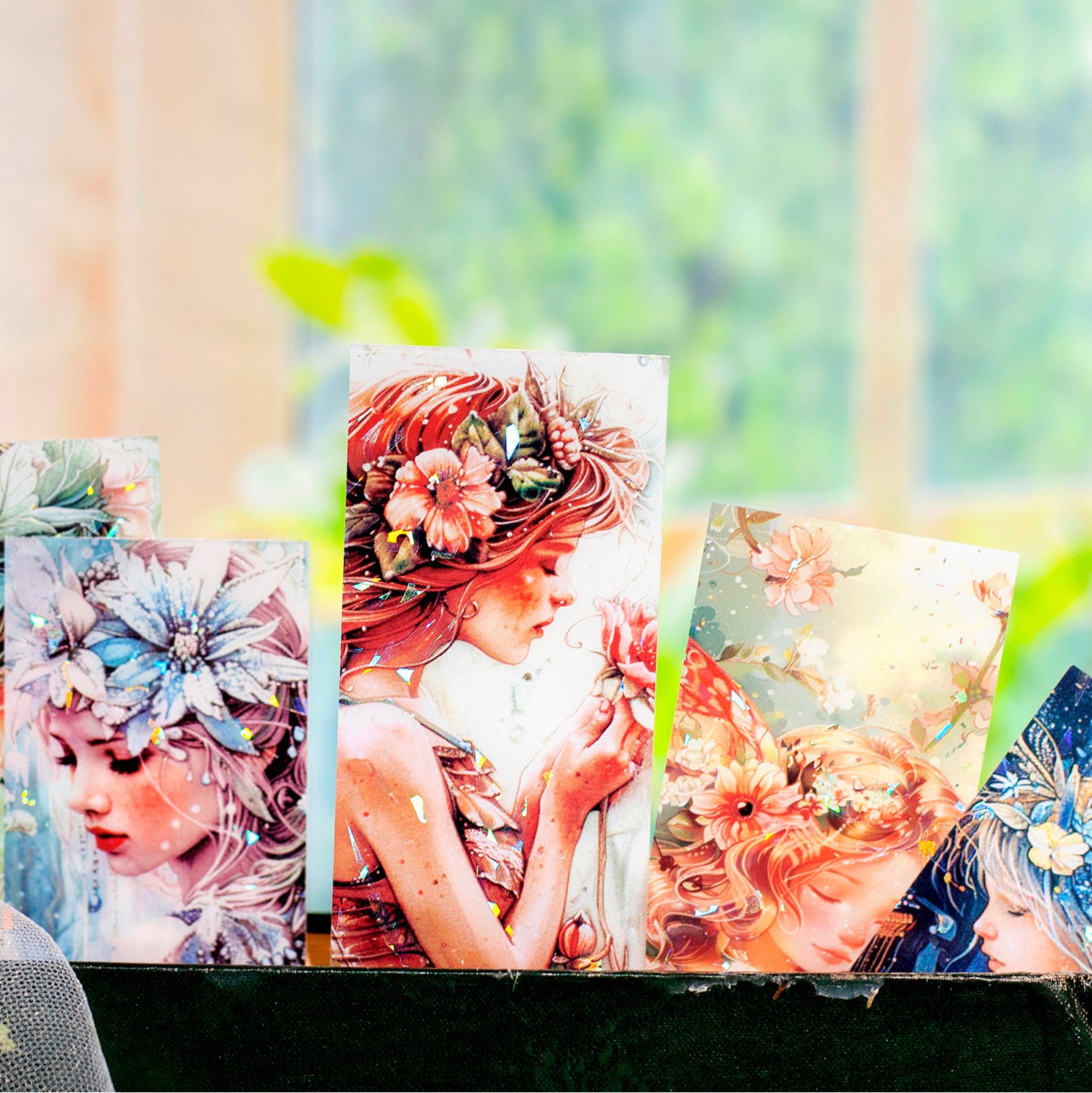 6 Pcs Vintage PVC Bookmark JLHXQ